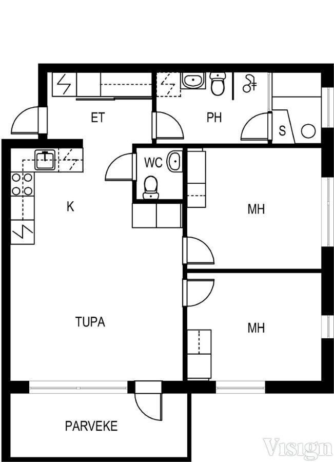 Levin Kunkku B2 Apartment Grey Esterno foto